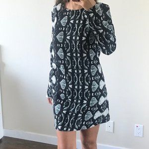 snakeskin mini dress